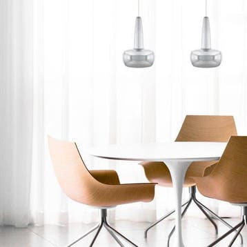 Hanglamp zilver | Umage Clava | polished steel, 25 tot 50 cm, Verzenden, Nieuw, Scandinavisch