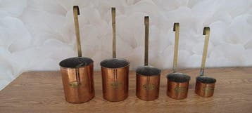 Pot - Étain, Cuivre, Laiton - Mesure à Lait