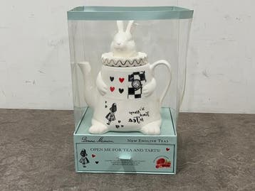 Veiling - Time for Tea theepot Alice in Wonderland