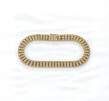 Zonder minimumprijs - Armband - 14 karaat Geel goud -, Nieuw