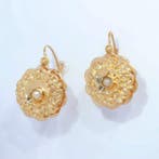 Zonder minimumprijs - Oorbellen - 18 karaat Geel goud -, Nieuw