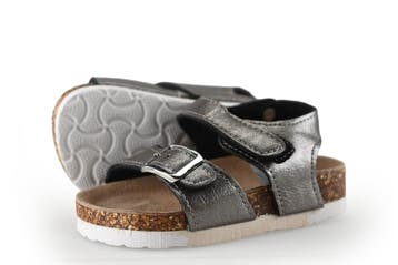 Birkenstock Sandalen Meisjes in maat 20 Zilver, Verzenden, Schoenen