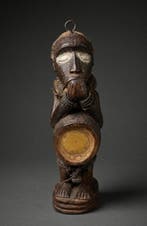 STATUETTE ANIMALIER-SINGE-KONGO - République démocratique, Antiquités & Art