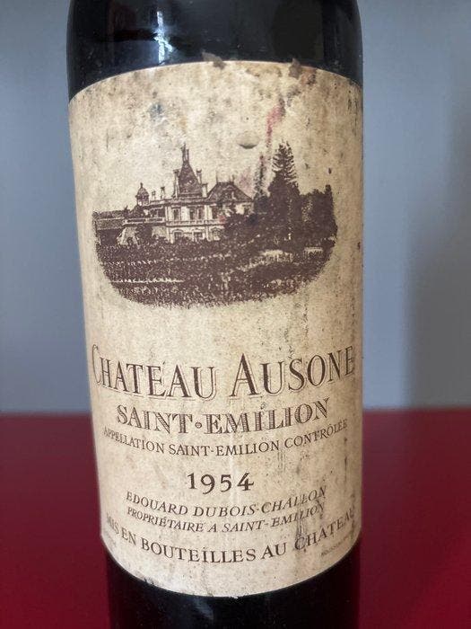 1954 Chateau Ausone - Saint-Émilion 1er Grand Cru Classé A -, Collections, Vins