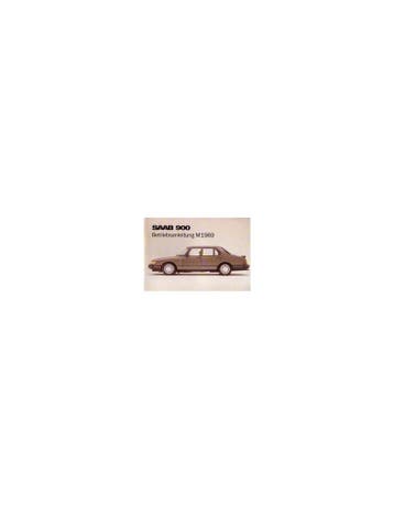 1989 SAAB 900 INSTRUCTIEBOEKJE DUITS, Ophalen of Verzenden