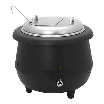 Soepketel met RVS stalen binnen pot en klapdeksel 10L |, Verzenden, Nieuw in verpakking