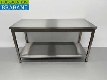 HCB RVS Werktafel Tafel Premium-line 160 x 70 x 85 cm Horeca, Ophalen of Verzenden