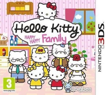Hello Kitty Happy Happy Family (3DS Games), Ophalen of Verzenden, Zo goed als nieuw