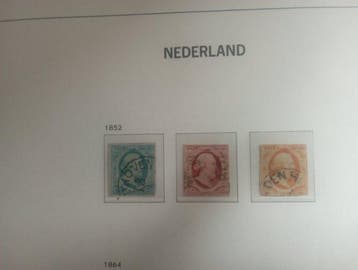 Pays-Bas 1852/2005 - Collection en 5 albums Davo, Gestempeld