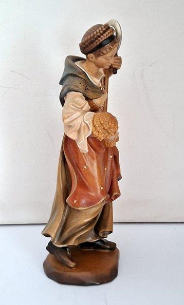 Südtirol Heilige Notburga ca. 24 cm - Beeldje - Hout