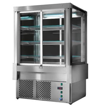 Koelvitrine | 630L | Grijs | +3°C/+5°C | 4 Niveaus |, Verzenden, Nieuw in verpakking