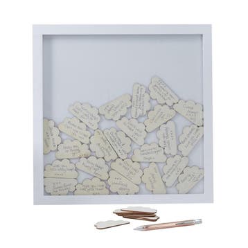 Gastenboek Lijstje Met Wolken 38cm, Verzenden