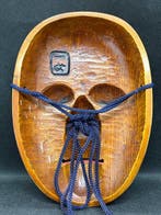Masque Nô - Bois, masque Nô féminin en bois sculpté de haute