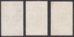 Italië 1923 - Cassa di Previdenza Camicie Nere, drie waarden, Gestempeld