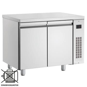 Koelwerkbank | 224L | 2 Deuren | 0°C/+10°C  | Voor Externe, Verzenden, Nieuw in verpakking
