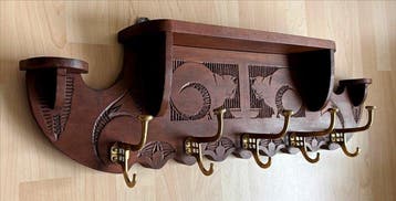 Porte-manteau - Bois - Portemanteau de lÉcole dAmsterdam