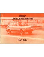 1977 FIAT 126 INSTRUCTIEBOEKJE ITALIAANS