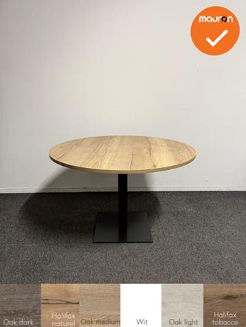 Vergadertafel - rond - 120 cm - Bladkleur naar keuze, Zakelijke goederen, Kantoor en Winkelinrichting | Kantoormeubilair en Inrichting