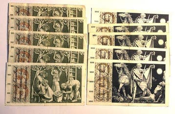 Zwitserland. - 10 Banknotes - Various Dates (Zonder
