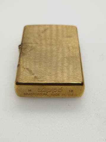 Zippo - Zippo solid brass 2018 - Zonder minimumprijs -