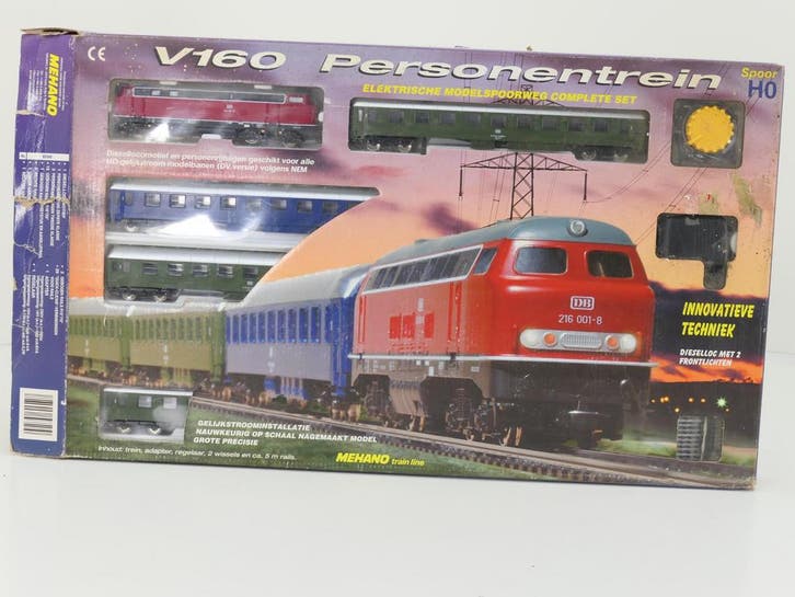 Schaal H0 Mehano T726 startset met de V160 van de DB #5839, Hobby en Vrije tijd, Modeltreinen | H0, Gelijkstroom, Overige typen