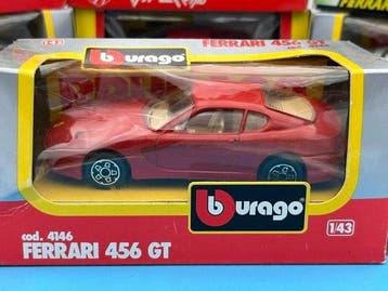 Burago 1:43 - Model sportwagen (10) - Ferrari 456 GT, Nieuw