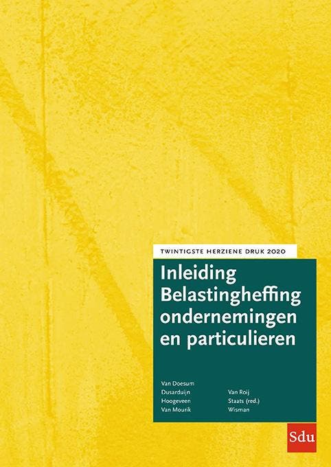 Inleiding Belastingheffing ondernemingen en particulieren., Livres, Science, Envoi