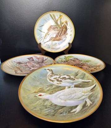 Franklin Porcelain, Limoges - Basil Ede - Assiette murale