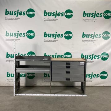 Aluca aluminium bedrijfswageninrichting gebruikt (nr 2205), Verzenden, Gebruikt