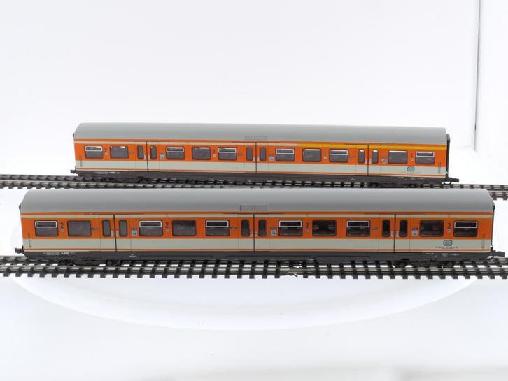 Schaal H0 Roco 44670 en 44671 S-Bahnwagen rijtuigenset 1e..., Hobby en Vrije tijd, Modeltreinen | H0, Gelijkstroom, Analoog, Gebruikt