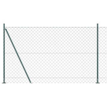 vidaXL gaashek met betonnen voetstuk 10 x 1,5 m PVC-Coated, Verzenden, Nieuw