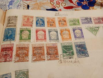 Wereld 1910/1940 - postzegelalbum van verschillende landen