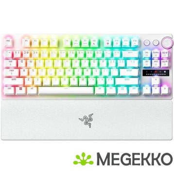 Razer Huntsman V3 Pro TKL Wit - Razer Analog Optical Gen-2, Computers en Software, Toetsenborden, Verzenden, Nieuw