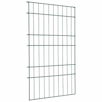 vidaXL Vijverhekset 8 st 50 x 80 cm Staal Groen, Verzenden, Nieuw