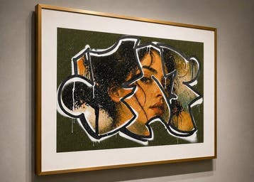 Timo Wedell - Royale Girl - Unikat Edition Street Pop Art