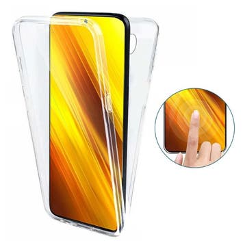 Xiaomi Poco X3 NFC Full Body 360° Hoesje - Transparant TPU, Verzenden