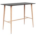 vidaXL Bartafel 120x60x105 cm zwart, Verzenden