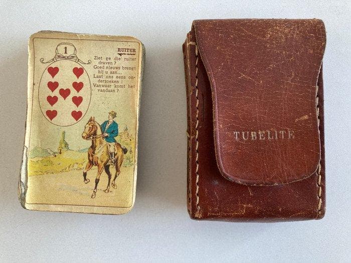 Cartes de tarot - Antieke Lenormand waarzeggerskaarten, Antiquités & Art, Antiquités | Jouets