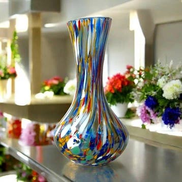 Mazzega - Vase à fleur unique - Verre de Murano - Trésors de