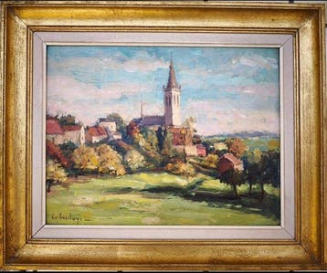 Luce Versluys (1912-?) - Vue de village