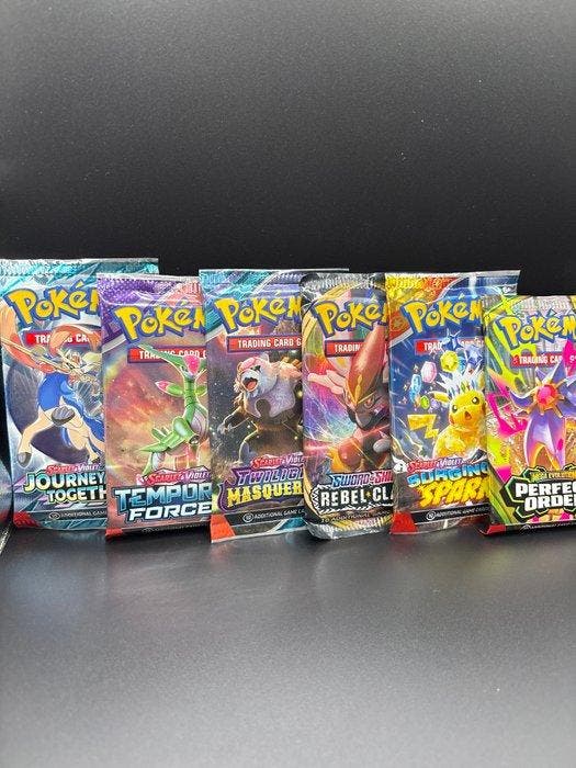 Pokémon - 6 Booster pack - Scarlet & Violet - Mixed booster, Hobby & Loisirs créatifs, Jeux de cartes à collectionner | Pokémon