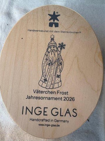 B.Muller - Kerstballen Inge-Glas: jaareditie 2026, Vadertje, Nieuw
