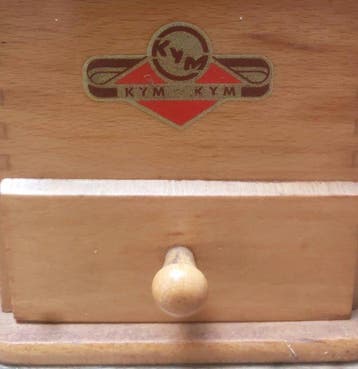 Koffiemolen - Hout, Staal - KYM handmatige koffiemolen