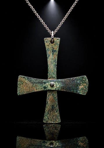 Middeleeuws Byzantijns „Het Grote Pelgrimskruis” Monumentaal