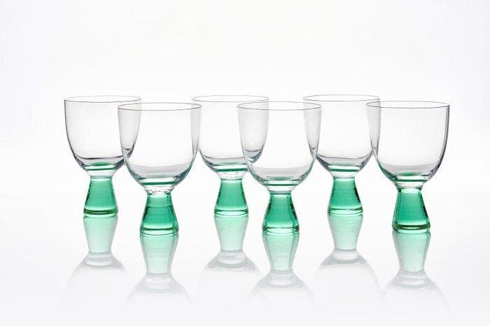 Carlo Moretti - Drinkglas (6) - Muranoglas - Gratis, Antiquités & Art, Curiosités & Brocante