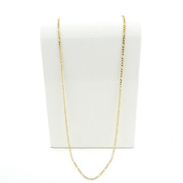 Gouden lange Figaro schakelketting, Ophalen of Verzenden
