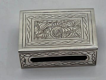 Luciferdoos - .800 zilver - Egyptische oriëntaalse motieven