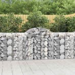 vidaXL Schanskorven 50 st gewelfd 200x50x100/120 cm ijzer, Verzenden