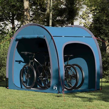 vidaXL Fietstent Blauw 210 x 156 x 180 cm, Verzenden, Nieuw