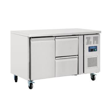 Polar U-serie koelwerkbank 1 deur en 2 laden 282L, Verzenden, Nieuw in verpakking, Koelen en Vriezen